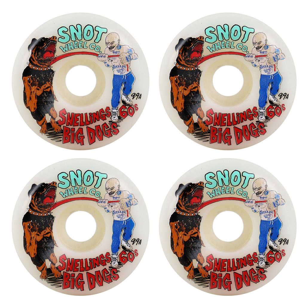 Snot Snellings Big Dawgs Skateboard Wheels 99a Conical 60mm