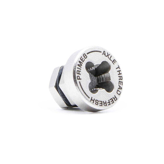 Prime8 Board Supply Co Skateboard Truck Axle Threader Silver
