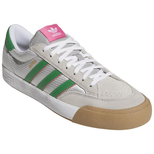 Adidas Skateboarding Nora Skate Shoes Grey One Green Pink Fusion