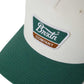 Brixton Linwood C NetPlus Snapback Cap Off White Primal Green