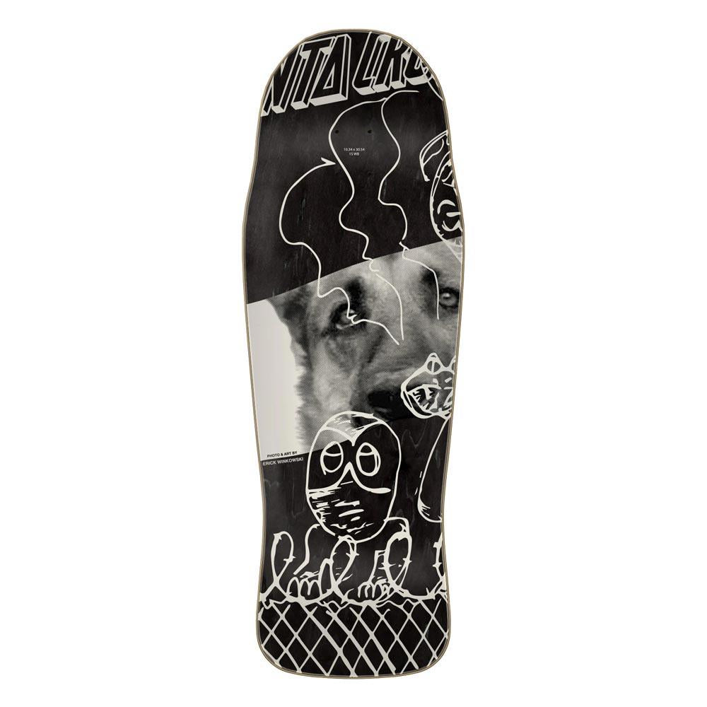 Santa Cruz Winkowski Tribute Pro Shaped Skateboard Deck Multi 10.34"
