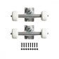 Arbor Surplus Truck Set 5.25 Low Inverted Kingpin Silver 8"