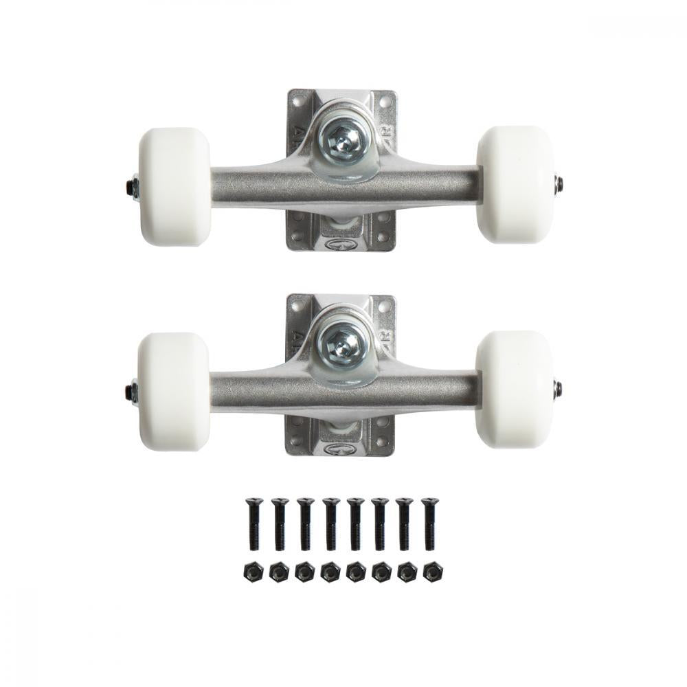 Arbor Surplus Truck Set 5.25 Low Inverted Kingpin Silver 8"