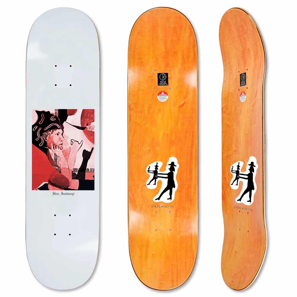 Polar Skateboards Shin Sanbongi Contact Skateboard Deck 8.5"