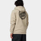Santa Cruz Loco Dot Hooded Sweatshirt Stone Grey
