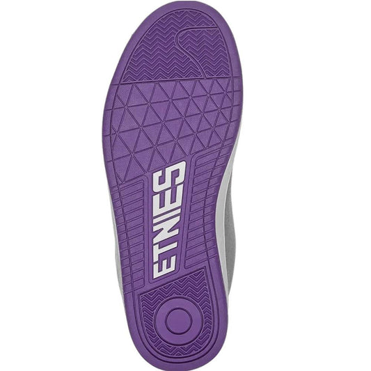 Etnies Fader Grey Purple Skate Shoes