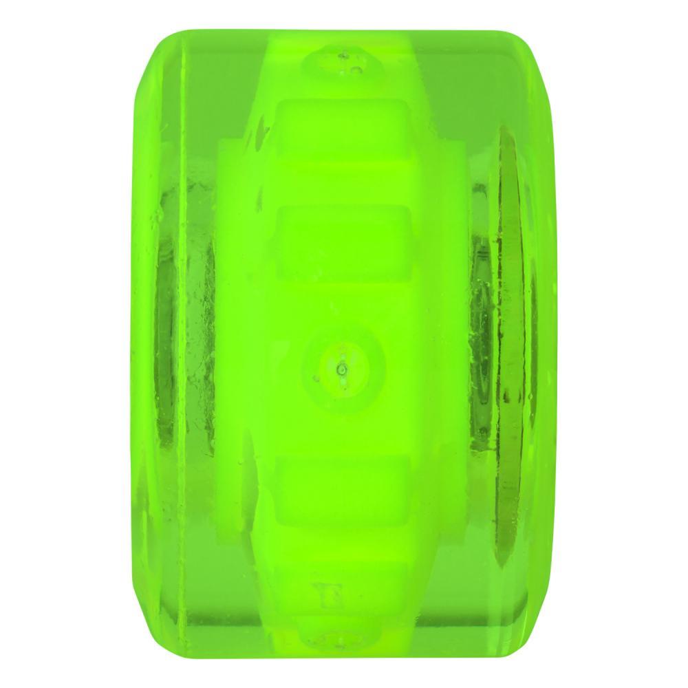 Slime Balls Light Up Skateboard Wheels SB Cafe OG Soft 78a Green 60mm with Bronson G2 Bearings