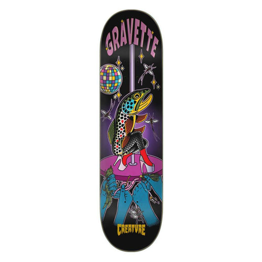 Creature Skateboard Skateboard Deck Gravette Nightlife Pro Multi 8.3"