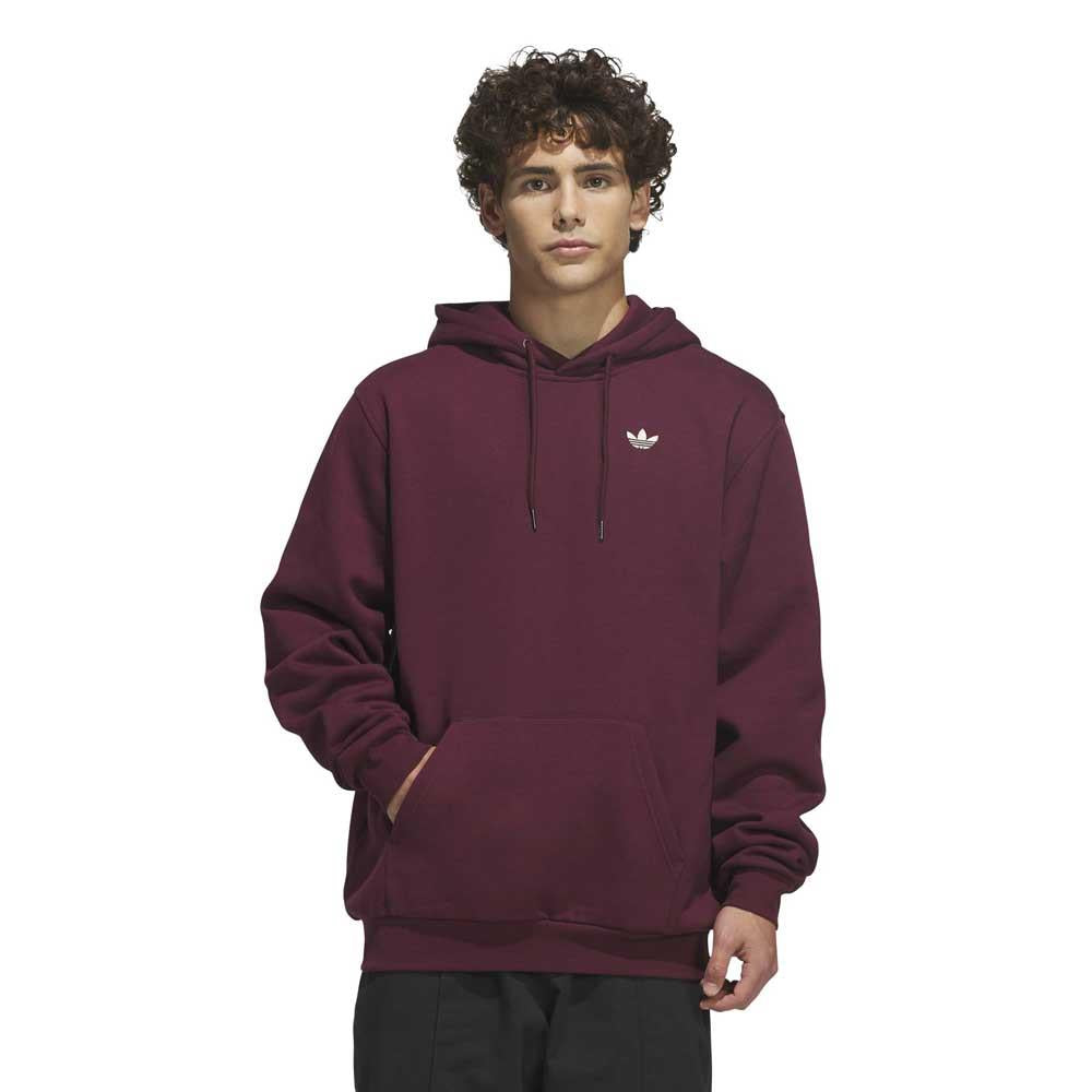 Adidas Skateboarding Skate Logo Hooded Sweatshirt Maroon