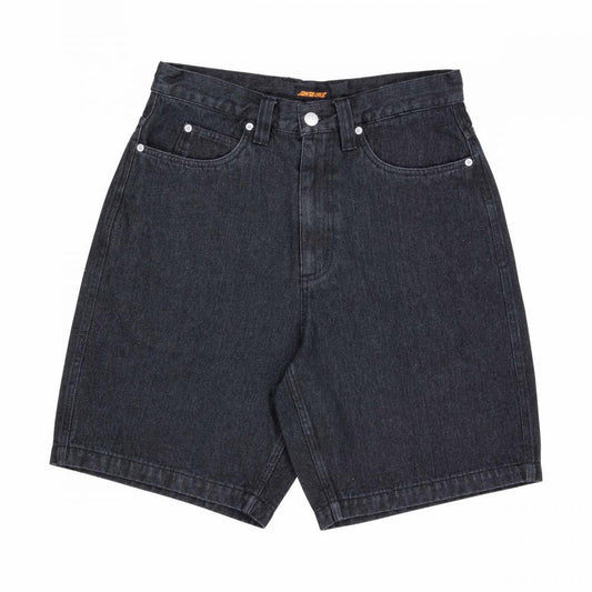 Santa Cruz Self Destruct Embroidered Big Shorts Black