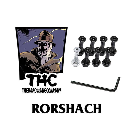 The Hardware Company THC LTD Rorshach 1"Allen Nuts And Bolts Silver