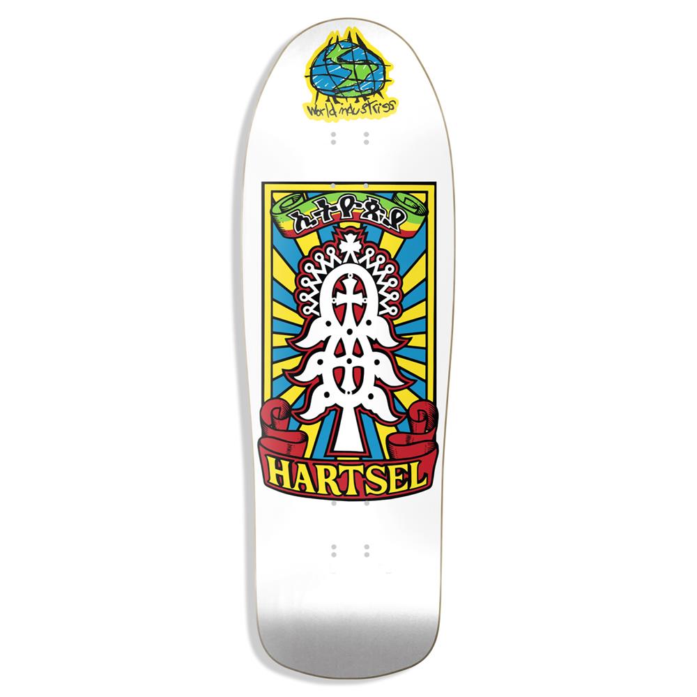 World Industries 1 Of 100 LTD Edition Signed Certificate Jeff Hartsel Yout Model Screen Printed Deck Multi 9.4375''
