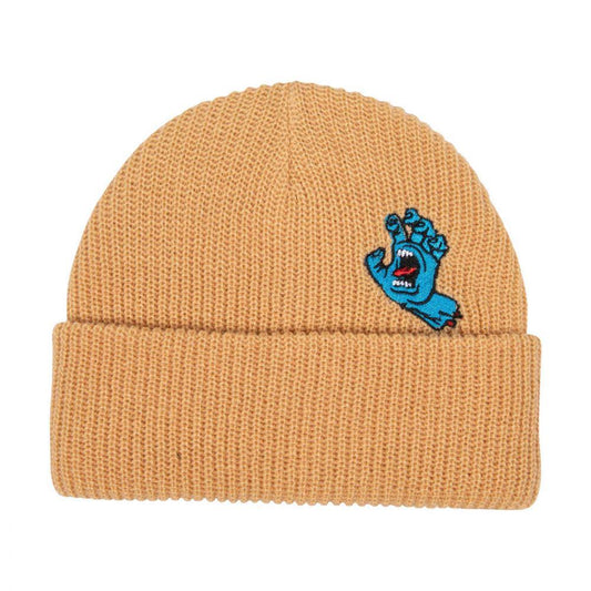 Santa Cruz Beanie Screaming Mini Hand Wheat One Size