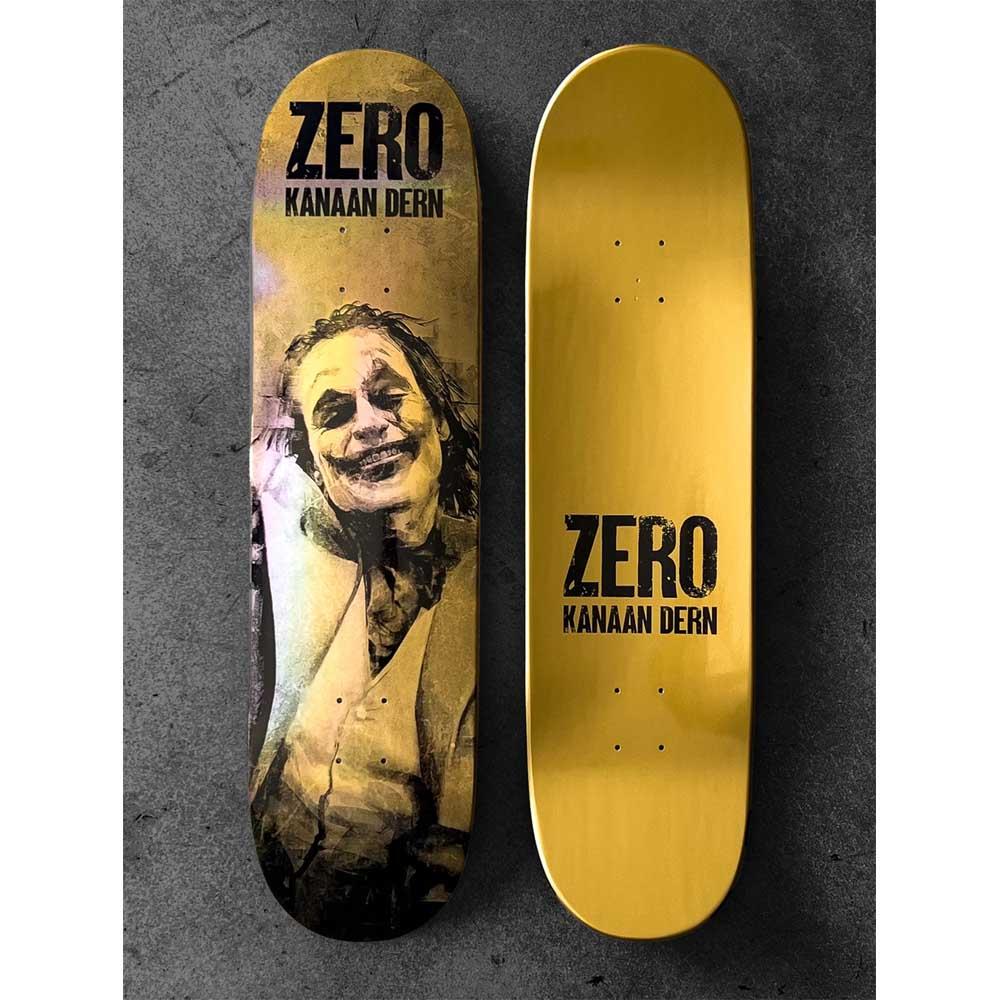 Zero Skateboard Deck Joker Kanaan Dern Bronze Iridescent Brown 8.5"