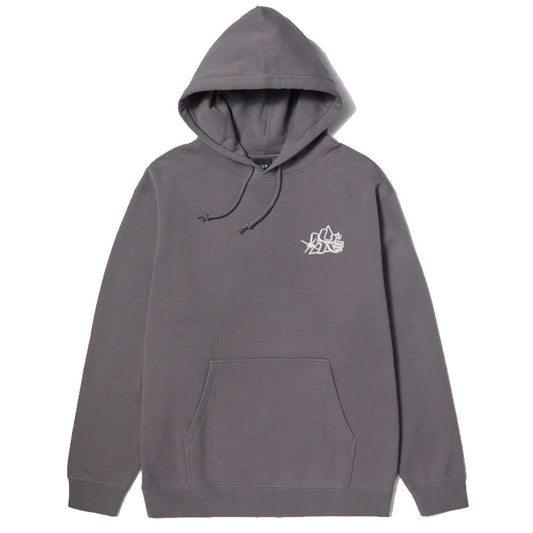 Huf Glow Pullover Hooded Sweatshirt Light Plum Large