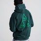 Huf Triple Triangle Pullover Hooded Sweatshirt Forest Green Green