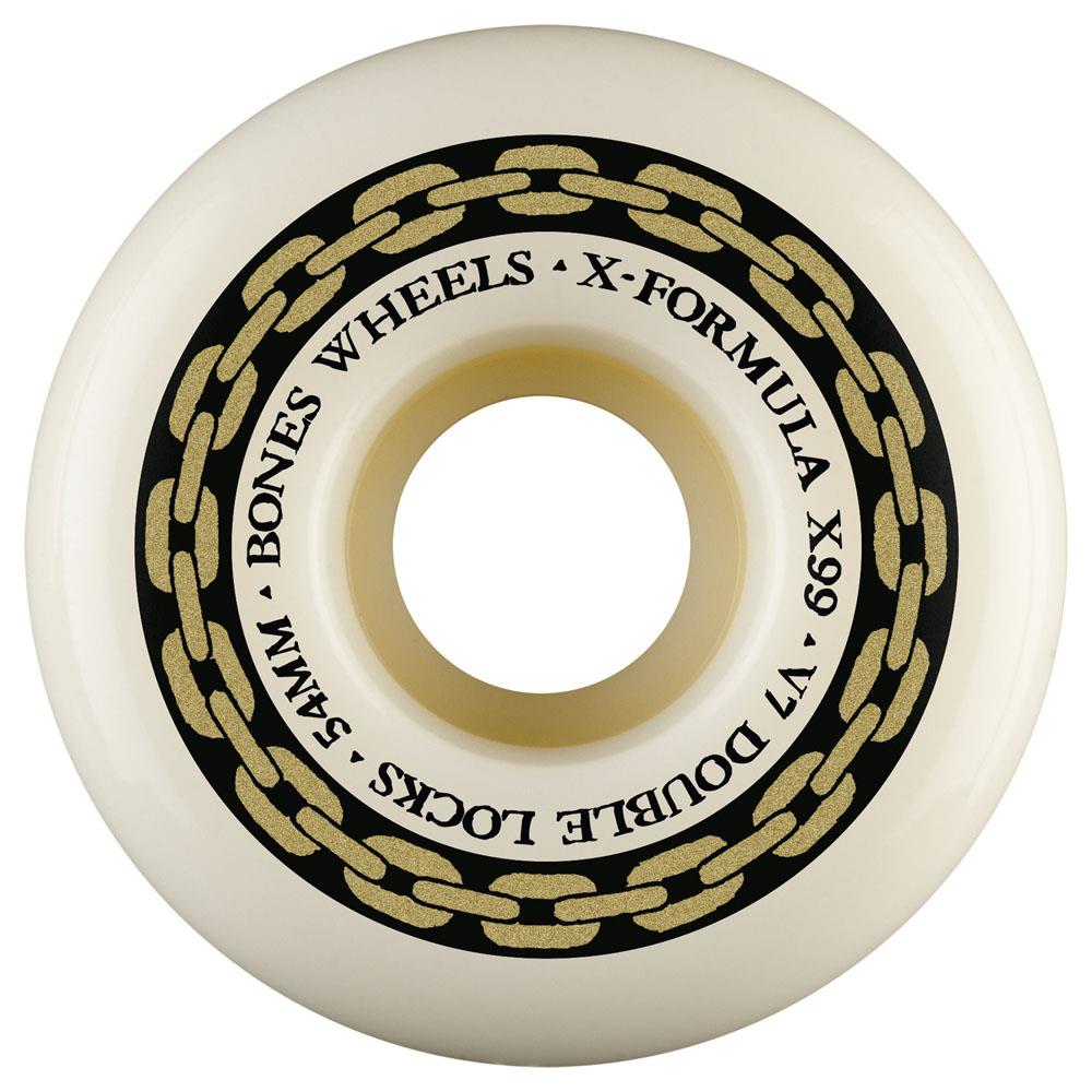 BONES Skateboard Wheels X-Formula 54mm 99A V7 Double Lock SP26