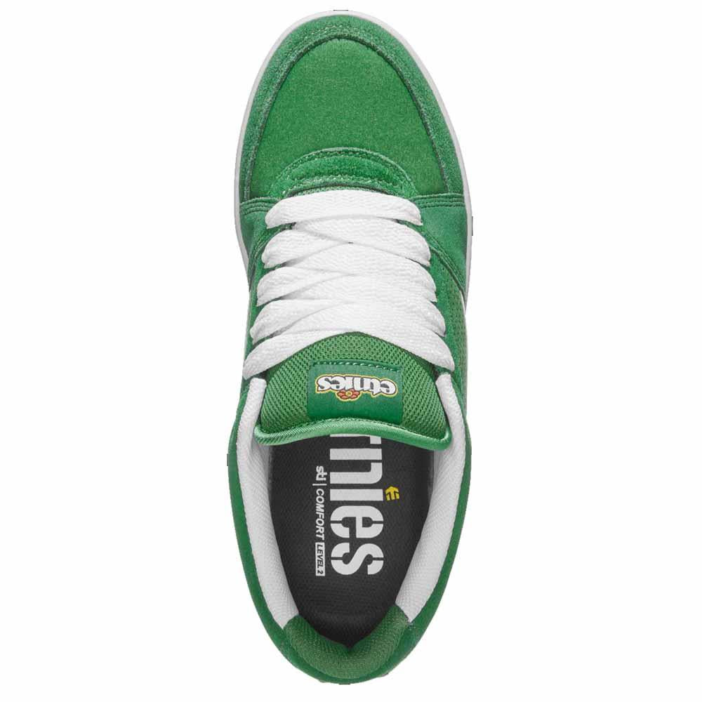Etnies MC Rap Lo Green White Skate Shoes