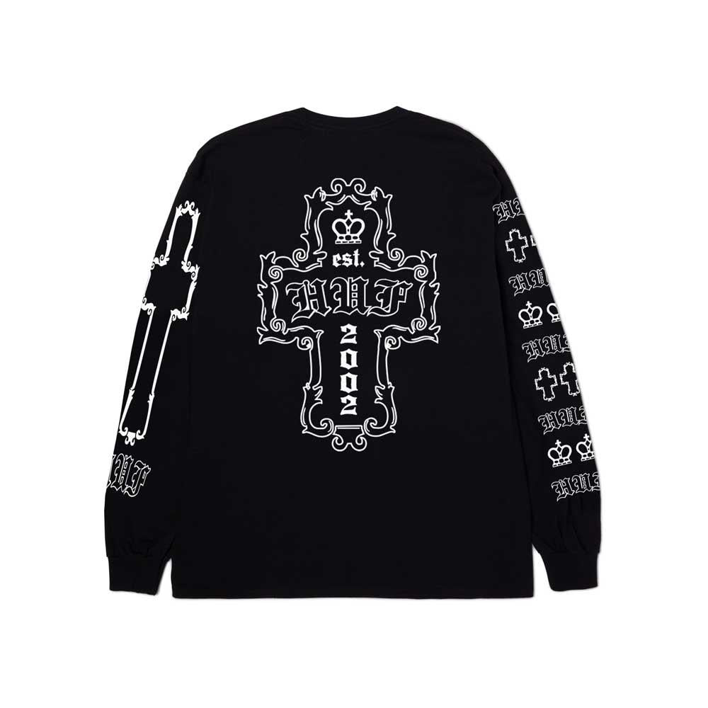 Huf Hard Luxe Long Sleeve T-Shirt Black