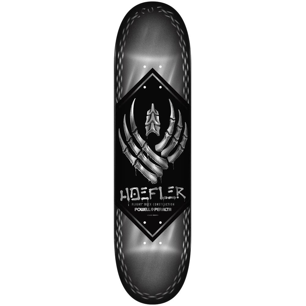 Powell Peralta FLIGHT Kelvin Hoefler Chains Silver Foil Skateboard Deck 8.0"