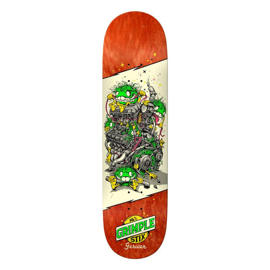 Antihero Gerwer Grimplestix Revs Skateboard Deck Green 8.28"
