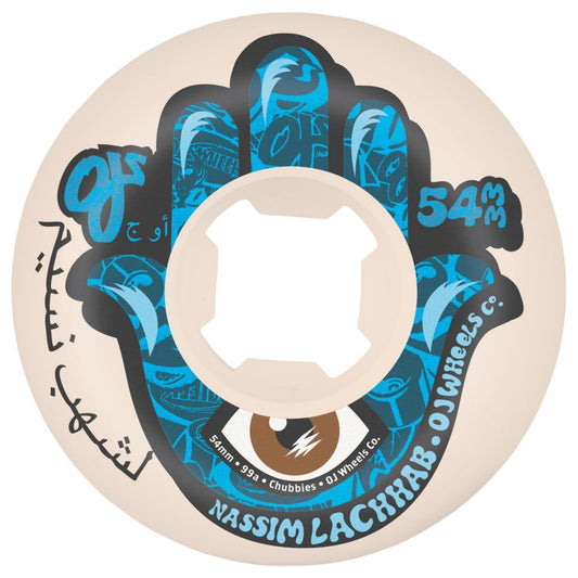 OJ Skateboard Wheels Nassim Lachhab Elite 99a White 54mm