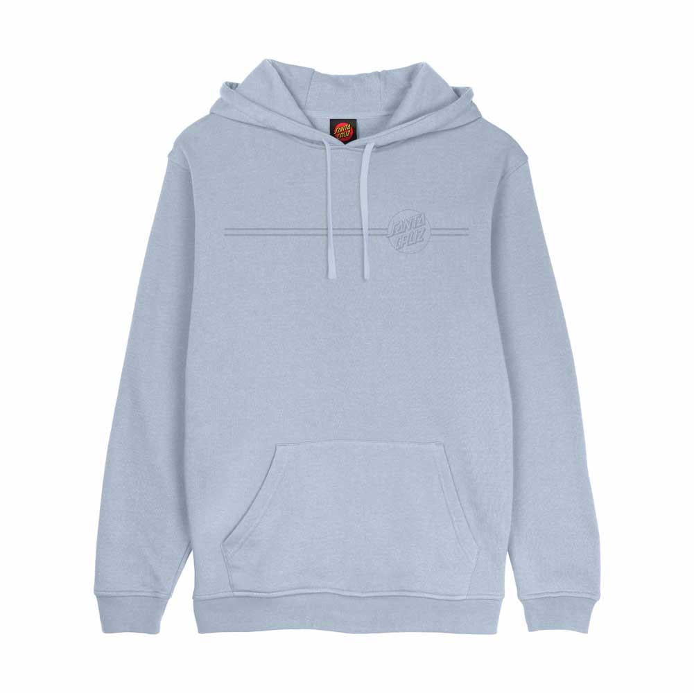 Santa Cruz Tonal Opus Dot Stripe Hooded Sweatshirt Fresh Blue