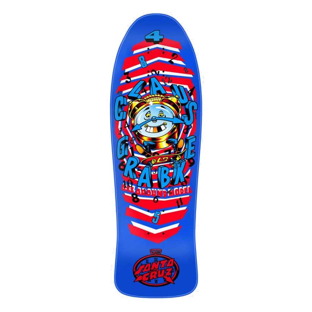 Santa Cruz Reissue Grabke All Around Blue Red Skateboard Deck 9.89"