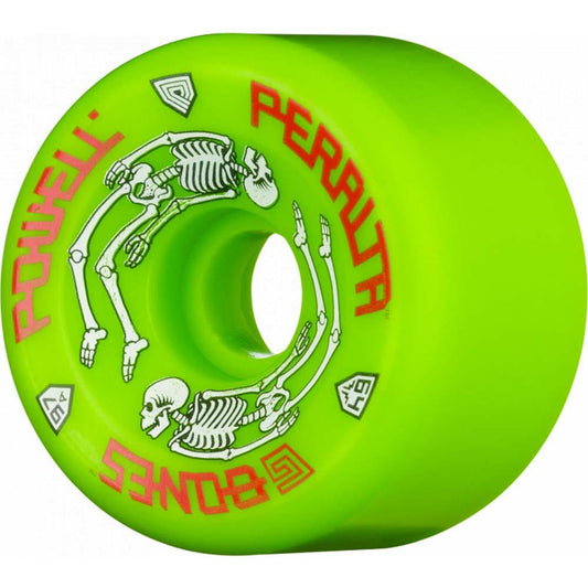 Powell-Peralta G-Bones Skateboard Wheels Green 64mm 97A