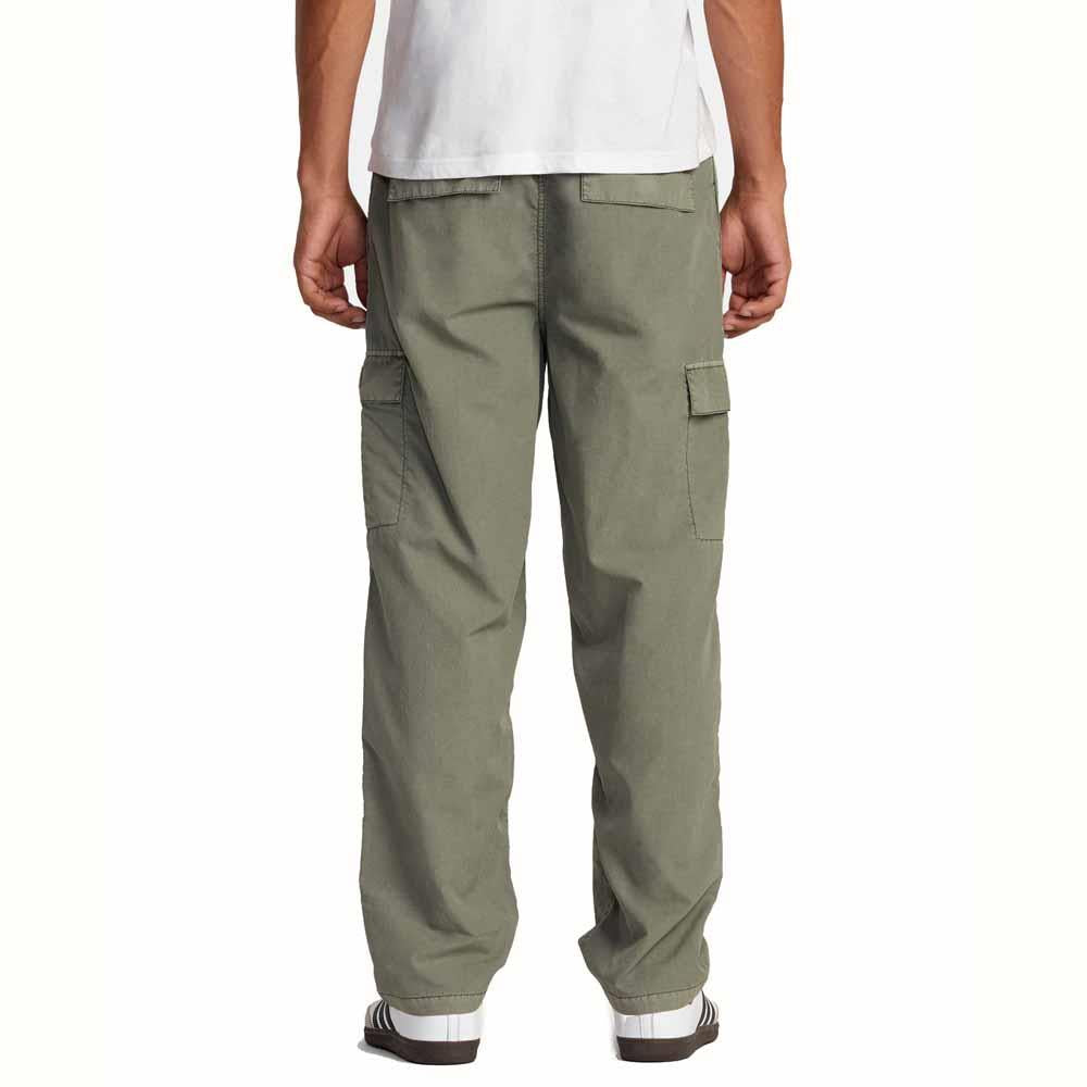 RVCA Mill Cargo Pants Trousers Jade Green