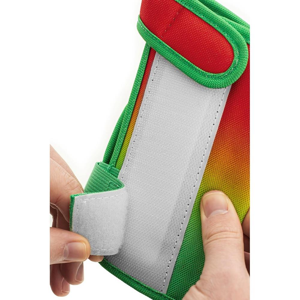 REKD Shield Triple Padset Knee Elbow Wrist Fade Orange Green