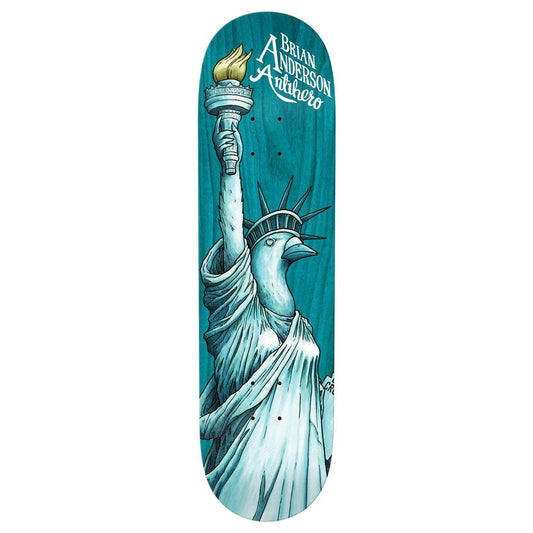 Anti Hero Brian Anderson B.A. Libirtdy Skateboard Deck Blue 9"