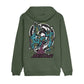 Santa Cruz Skateboards Hooded Sweatshirt Roskopp Dissect Strip Dark Moss