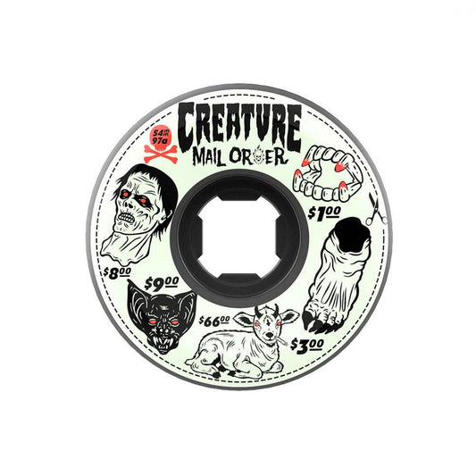 OJ Skateboard Wheels Creature Mail Order Bloodsucker Black 54mm 97a