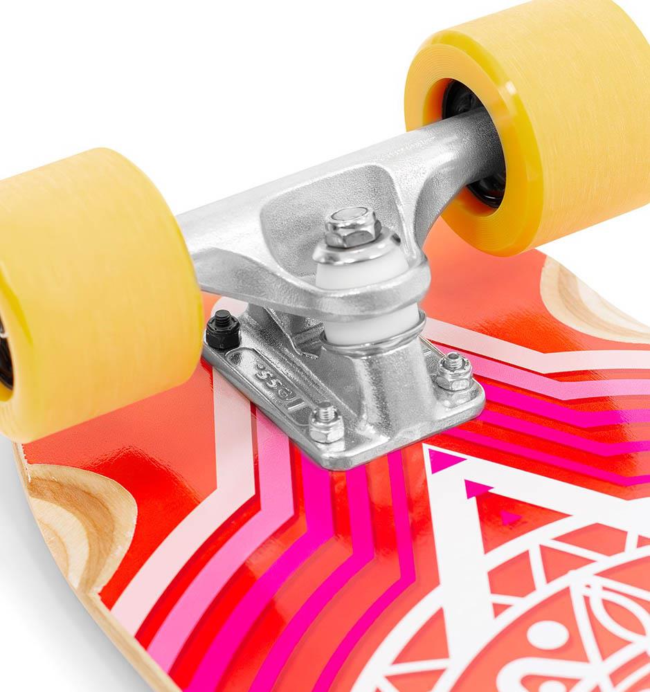 Mindless Drifter Complete Cruiser Skateboard Orange 28 x 8''