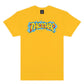 Thrasher Skateboard Magazine Graff  T-Shirt Gold
