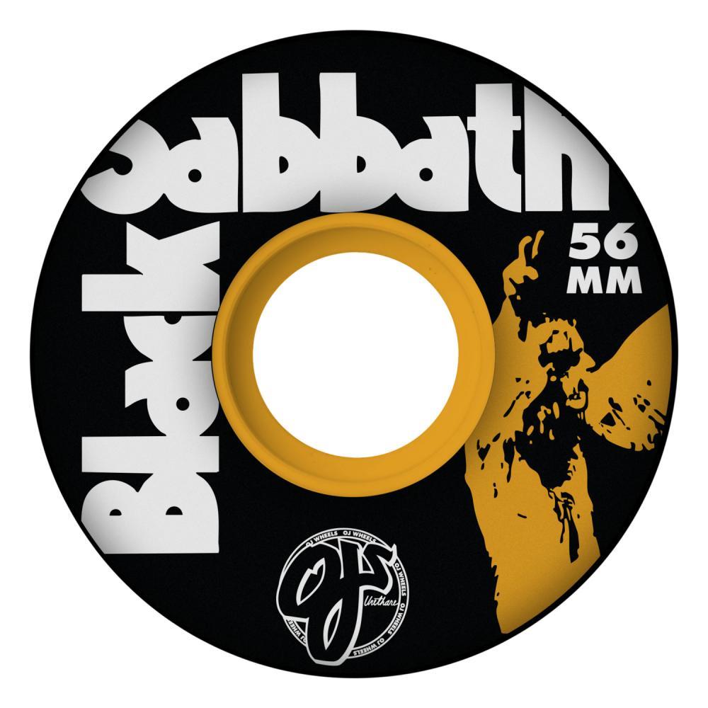 OJ Skateboard Wheels Black Sabbath Vol 4 Key Frame Soft 78a Black 56mm