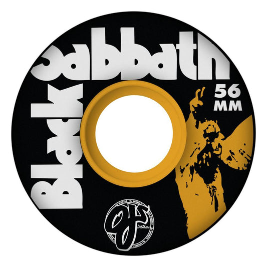 OJ Skateboard Wheels Black Sabbath Vol 4 Key Frame Soft 78a Black 56mm