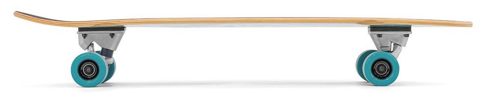 Mindless Wake Surf Skate Complete Skateboard Blue 35 x 10''