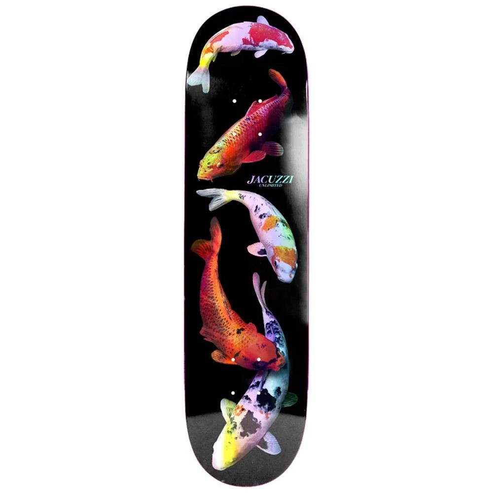 Jacuzzi 500 Years EX7 Skateboard Deck Black Holographic 8.5''