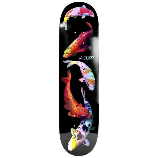 Jacuzzi 500 Years EX7 Skateboard Deck Black Holographic 8.5''