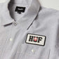HUF X Spitfire Union Work Shirt Black White