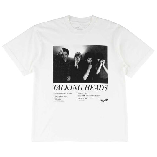 Welcome Skateboards X Talking Heads Track List T-Shirt White