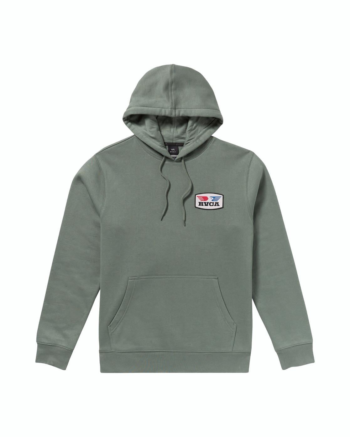 RVCA Soar Hooded Sweatshirt Jade Green