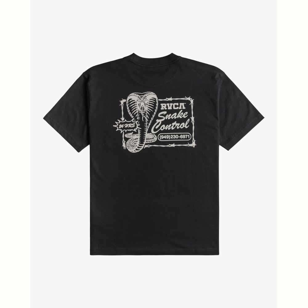 RVCA Cobra Service T-Shirt Black