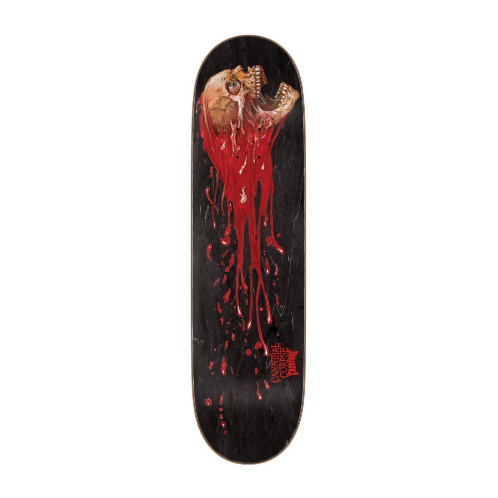 Creature Skateboard Deck Cannibal Corpse Skull & Blood Black Red 8.53"