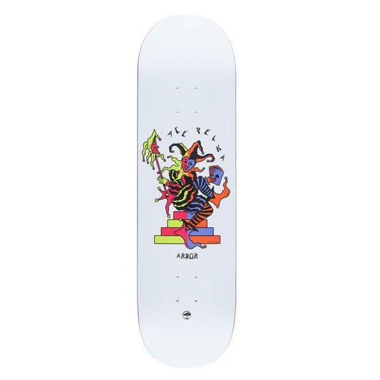 Arbor Pro Skateboard Deck Ace Pelka 8.75 Death Card Multi 8.75"