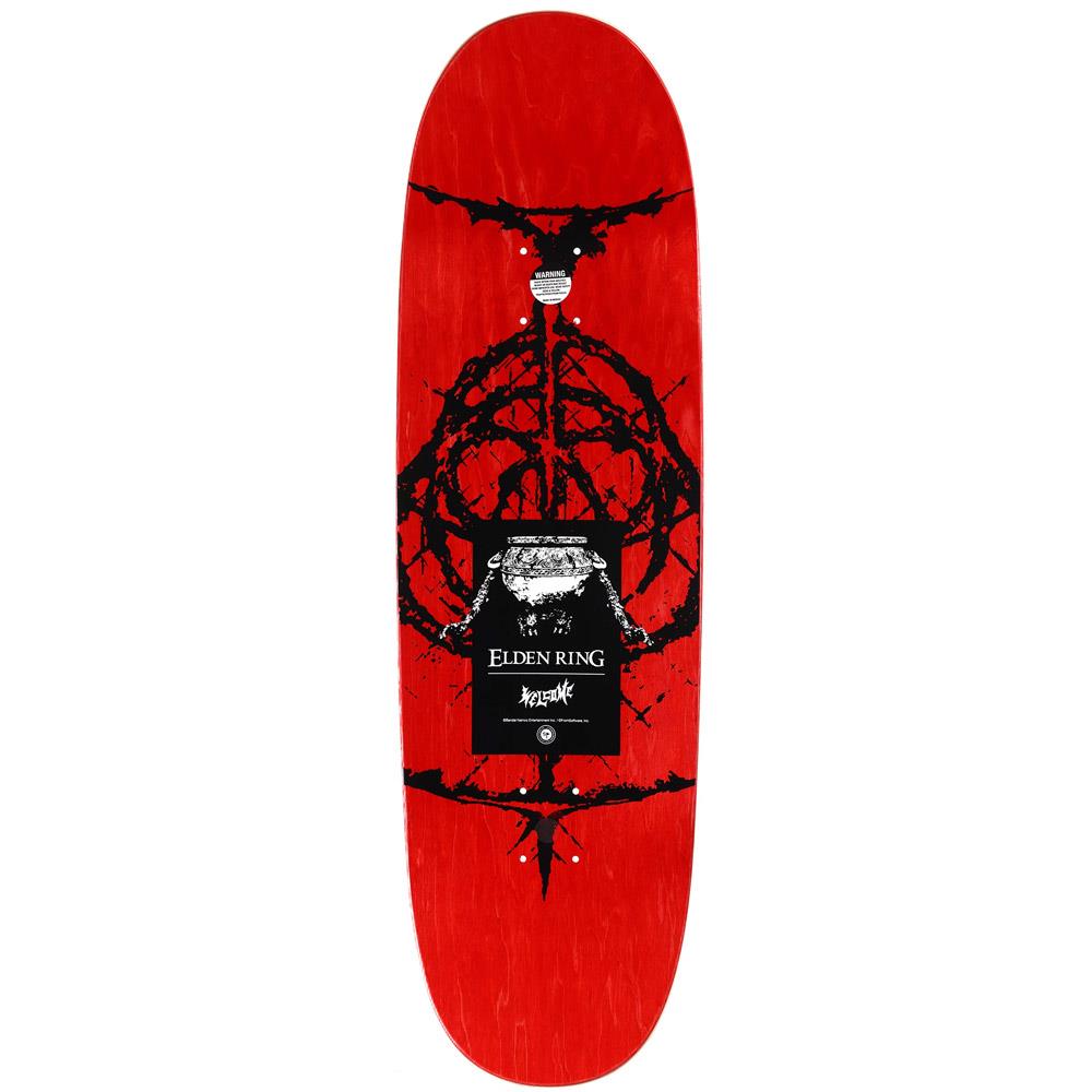 Welcome x Elden Ring Malenia On Boline 2.0 Black Gold Foil Skateboard Deck 9.5"