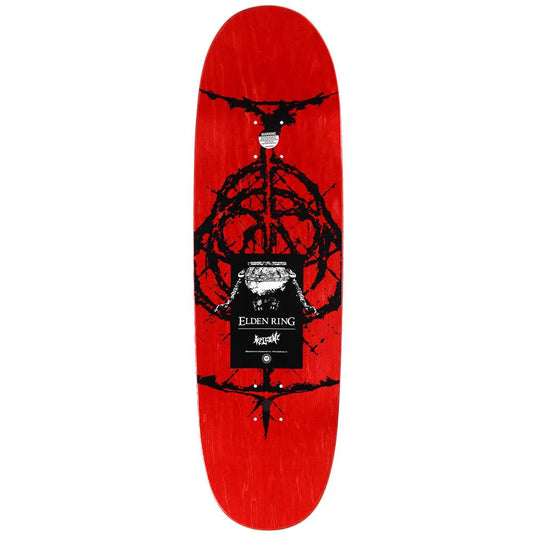 Welcome x Elden Ring Malenia On Boline 2.0 Black Gold Foil Skateboard Deck 9.5"