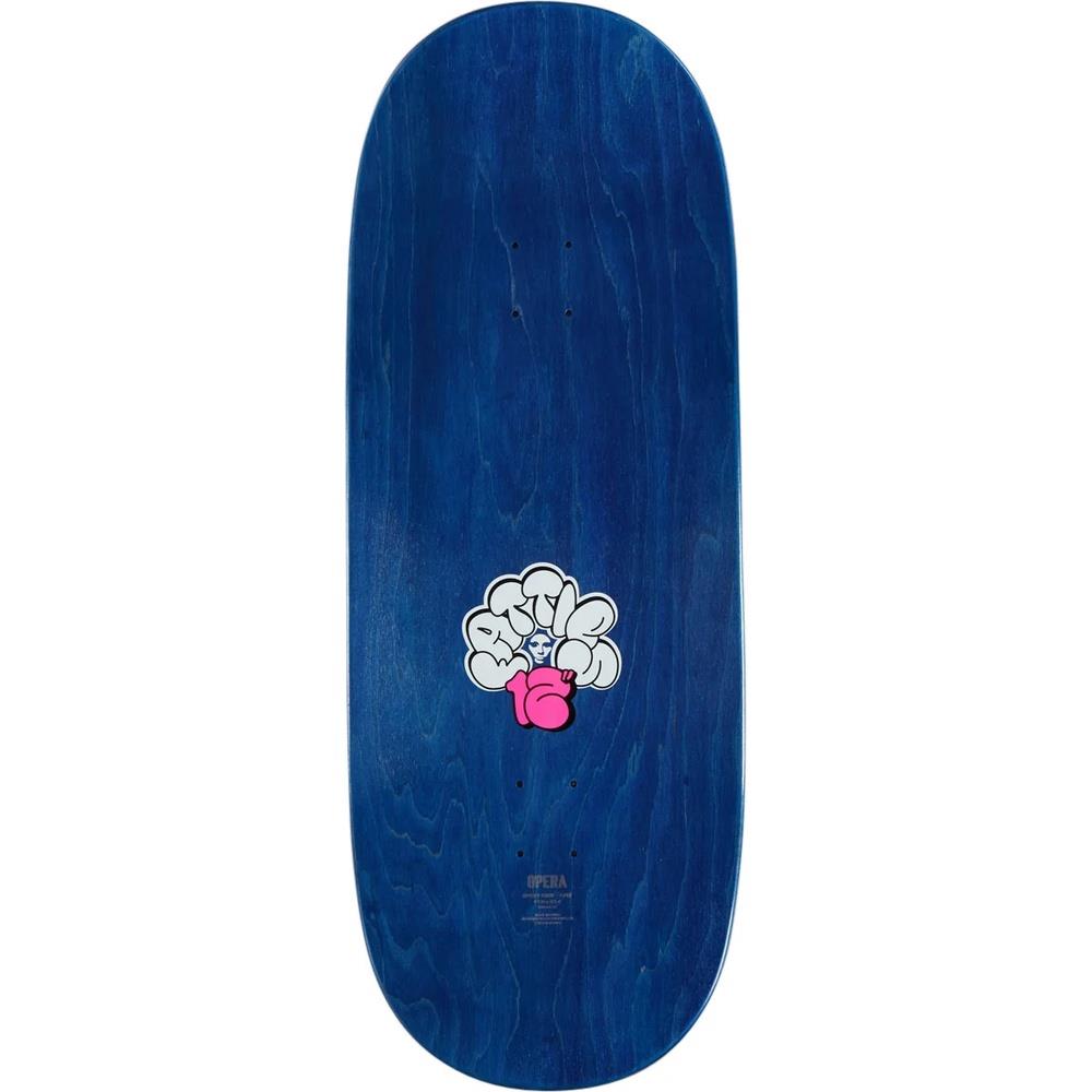 Opera Fatties RGB Mask Ex7 Skateboard Deck Blue Purple 12"